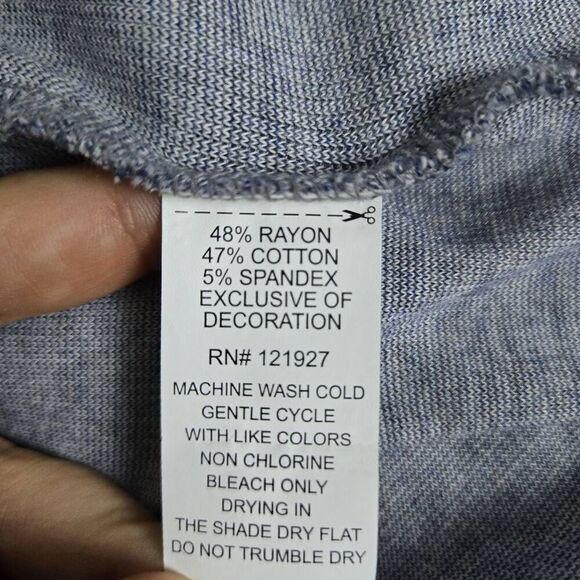 Johnnie O Mens Whaling Henley Golf Pullover Shirt Sz Large Knit Snap Neck Preppy - Picture 5 of 7